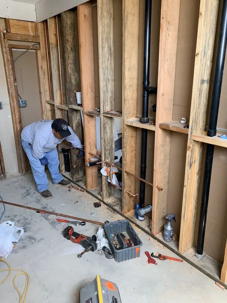 Commercial rough-in plumbing for Gas Line Repair in Markle